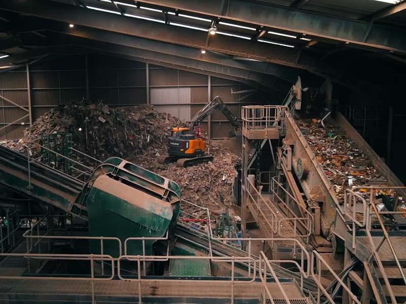 The recycling project of construction waste is an effective way to save resources and protect ecology.