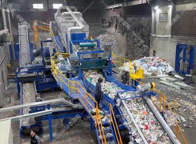 On site screening and treatment of household waste