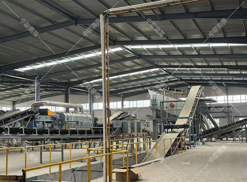 Construction waste treatment equipment production line